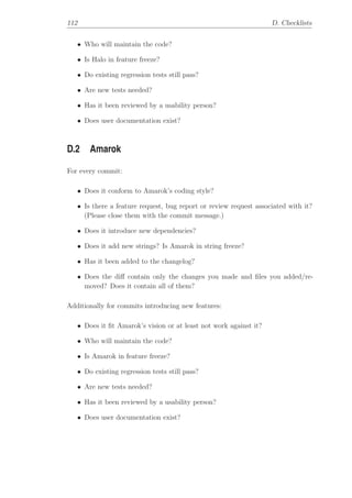 Collaborative and transparent Free Software development