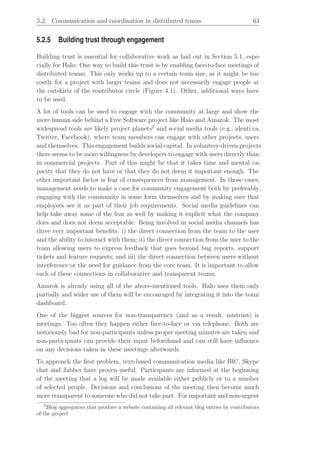 Collaborative and transparent Free Software development