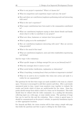 Collaborative and transparent Free Software development