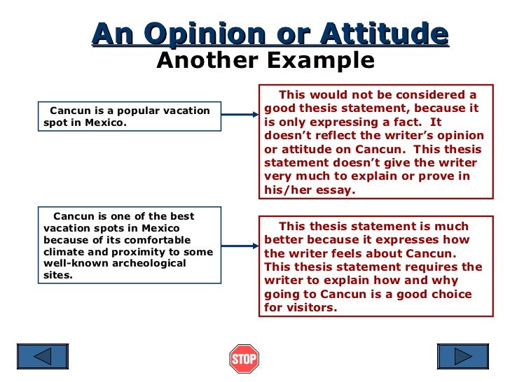 reflective essay thesis statement examples