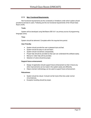 The system has following dependencies: