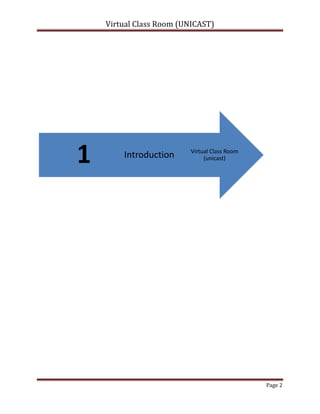 Main modules of Virtual Class Room (VCR) are: