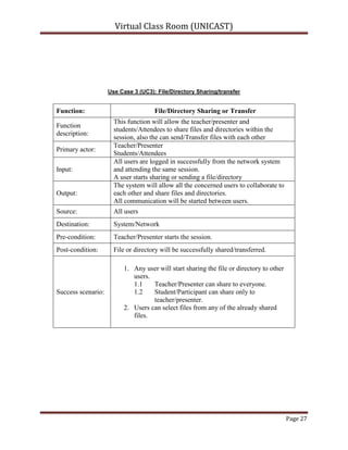 Teacher main Screen where he can chat to everyone via audio and video devices.