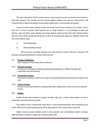 Participants module: