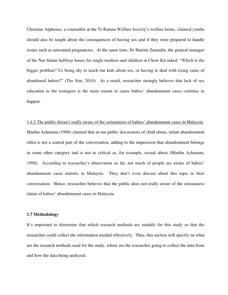 term paper solution baby dumping