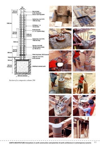 Section of a composite column 290




EARTH ARCHITECTURE-Innovations in earth construction and potential of earth architecture in contemporary scenario   83
 