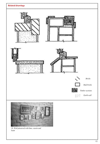 Related drawings




                                                    Bricks


                                                 Mud bricks


                                             Timber sections

                                                 Earth wall




  58. Wall plastered with lime, casein and
  loam




                                                               48
 