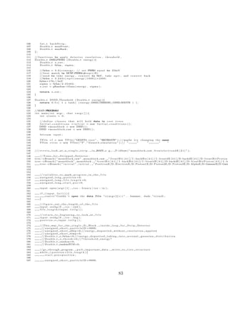 106        I n t t backStrip ;
107        D o u b l e t maxFront ;
108        D o u b l e t maxBack ;
109   };
110
111   // f u n c t i o n s to a p p l y d e t e c t o r r e s o l u t i o n ,     threshold ,
112   D o u b l e t DSSD FWHM ( D o u b l e t e n e r g y ) {
113        Double t e out ;
114        D o u b l e t fwhm , s i g m a ;
115
116        //fwhm = 0 . 0 1 ∗ e n e r g y ; // s e t F H    W M e q u a l to 25 keV
117        // b e s t match i n MCNP:F H =#∗s q r t (E)
                                              W M
118        // need to t a k e e n e r g y , c o n v e r t to MeV, t a k e s q r t , and c o n v e r t back
119        //fwhm = 0 . 2 4 3 ∗ ( s q r t ( e n e r g y / 1 0 0 0 ) ) ∗ 1 0 0 0 ;
120        fwhm =176;// keV
121        s i g m a = fwhm / 2 . 3 5 4 8 2 ;
122        e o u t = gRandom−      >Gaus ( e n e r g y , s i g m a ) ;
123
124        return e o u t ;
125   }
126
127   D o u b l e t DSSD Threshold ( D o u b l e t e n e r g y ) {
128        return 0 . 5 ∗ ( 1 + tanh ( ( e n e r g y −DSSD THRESH) /DSSD WIDTH )                                );
129   }
130
131   //MAIN P O R M
                R G A
132   i n t main ( i n t a r g c ,       char ∗ argv [ ] ) {
133        int events = 0;
134
135        // d e f i n e c l a s s e s t h a t w i l l h o l d data i n r o o t t r e e s
136        I n i t i a l c o n d i t i o n s ∗ i n i t i a l = new I n i t i a l c o n d i t i o n s ( ) ;
137        DSSD ∗ monoblock = new DSSD ( ) ;
138        DSSD ∗ m o n o b l o c k r a w = new DSSD ( ) ;
139
140        fstream        input ;
141
142        T F i l e ∗ f = new T F i l e ( ”GEANT4 . r o o t ” , ”RECREATE” ) ; / / maybe t r y c h a n g i n g t h e name
143        TTree ∗ t r e e = new TTree ( ”T” , ” G e a n t 4 s i m u l a t i o n ” ) ; / / ”  ”        ”            ”    ”
144
145
146   ///∗∗∗∗ t o       look      at a s i n g l e      strip ,      i n ROOT e . g : T >Draw ( ” m o n o b l o c k r a w . f r o n t e l e c t r o n d E [ 2 1 ] ” ) ;
                                                                                       −
147
148      // T r e e s f o r S t r i p p e d D e t e c t o r :
149   tree−>Branch ( ” m o n o b l o c k r a w ” , monoblock raw , ” f r o n t H i t [ 4 1 ] / I : b a c k H i t [ 4 1 ] / I : f r o n t d E [ 4 1 ] /D: backdE [ 4 1 ] /D: f r o n t H i t P r o t o n
150   tree−>Branch ( ” monoblock ” , monoblock , ” f r o n t H i t [ 4 1 ] / I : b a c k H i t [ 4 1 ] / I : f r o n t d E [ 4 1 ] /D : backdE [ 4 1 ] /D: f r o n t H i t P r o t o n [ 4 1 ] / I : b
151      tree−   >Branch ( ” i n i t i a l ” , i n i t i a l , ” P o s i t r o n E /D : E l e c t r o n E /D: Proton1E /D: Proton2E /D : Proton3E /D: AlphaE /D: Gamma1E/D : Gamm
152
153
154
155        // v a r i a b l e s t o     mark p r o g r e s s i n         the   file
156        unsigned long              p o s i t i o n =0;
157        unsigned long              f i l e l e n g t h =0;
158        unsigned long              s t a r t p o s =0;
159
160        i n p u t . open ( a r g v [ 1 ] ,   i o s : : binary | i o s : : in ) ;
161
162        if   ( input . f a i l ()){
163             c o u t< Couldn ’ t open t h e data
                        <”                                                file   ”<<a r g v [1] < < ” . . . bummer , dude . ”<<e n d l ;
164        }
165
166        // f i g u r e o u t t h e l e n g t h o f         the    file
167        i n p u t . s e e k g ( 0 , i o s : : end ) ;
168        f i l e l e n g t h =i n p u t . t e l l g ( ) ;
169
170        // r e t u r n t o b e g i n n i n g t o l o o k         at    file
171        i n p u t . s e e k g ( 0 , i o s : : beg ) ;
172        p o s i t i o n = input . t e l l g ( ) ;
173
174        // T h i s way        f o r t h e s i n g l e S i Block , i n s i d e l o o p f o r S t r i p D e t e c t o r
175         // u n s i g n e d     s h o r t p a r t i c l e I D =9999;
176         // u n s i g n e d     s h o r t eDep =0;// e n e r g y d e p o s i t e d w i t h o u t r e s o l u t i o n a p p l i e d
177         // u n s i g n e d     s h o r t temp =0;
178         // D o u b l e t       e fwhm =0;// e n e r g y d e p o s i t e d t a k i n g i n t o a c c o u n t g a u s s i n a d i s t r i b u t i o n
179         // D o u b l e t       e t h r e s h =0;//? t h r e s h o l d energy ?
180         // D o u b l e t       random =0;
181         // D o u b l e t       randomNUM=0;
182
183        // go t h r o u g h program , p u l l i m p o r t a n t data ,                write     to   tree    structure
184        w h i l e ( p o s i t i o n <f i l e l e n g t h ){
185             s t a r t p o s=p o s i t i o n ;
186
187             unsigned          short     p a r t i c l e I D =9999;




                                                                                               83
 