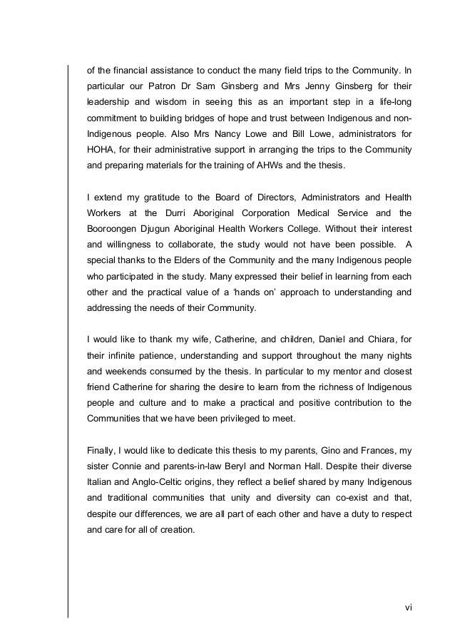 Dissertation community trust
