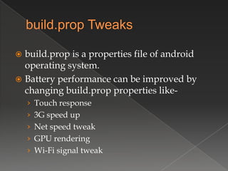 Energy Efficient Os Fo Android Powered Smart Devices