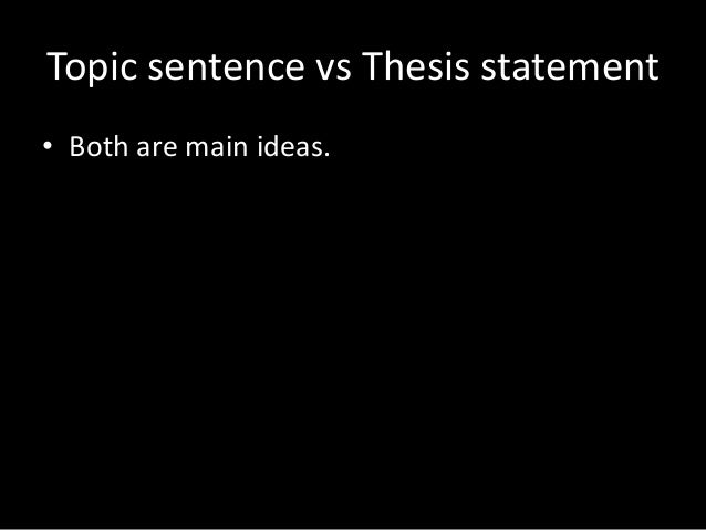 Thesis statement more than one sentence jokes