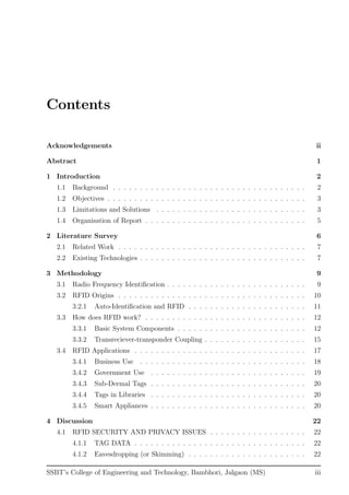 Seminar Report on RFID Based Trackin System | PDF