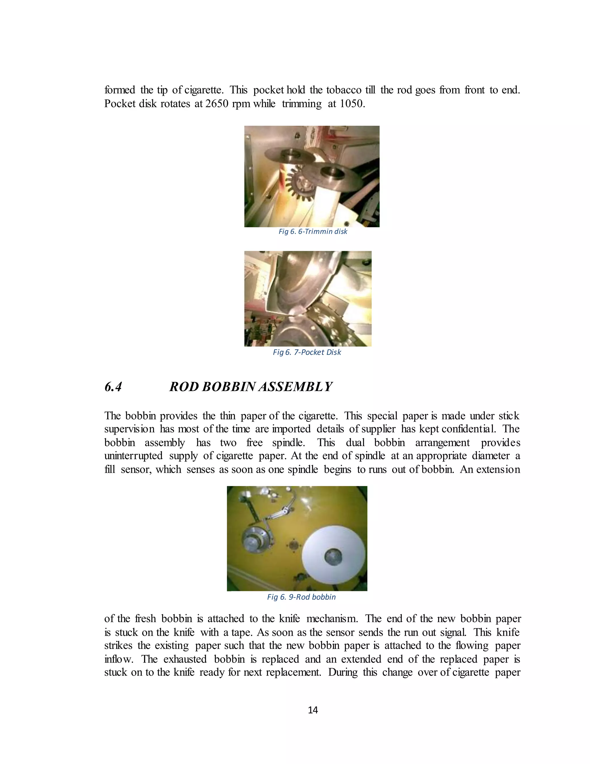 Mechanics & Process Variable Involved in Cigarette Production | DOCX