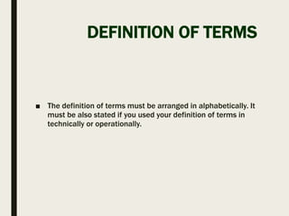 Thesis Format | PPTX