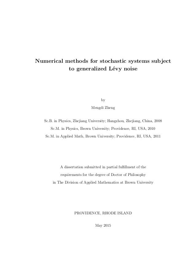 Phd dissertation help zheng