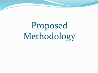 Proposed
Methodology
 