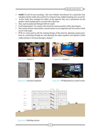 Thesis for standards and requirements of designing a broadcasting house ...