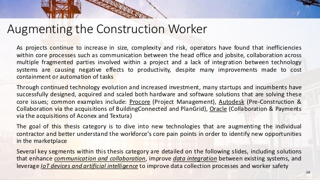 construction company thesis