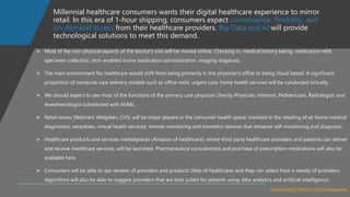 Millennial healthcare consumers wants their digital healthcare experience to mirror
retail. In this era of 1-hour shipping...