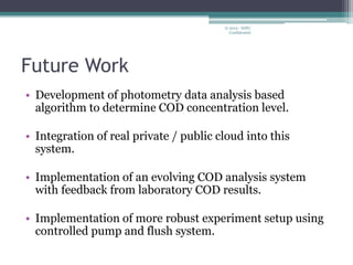 COD-UV-SPECTROSCOPY-ANN-ANALYSIS | PPTX