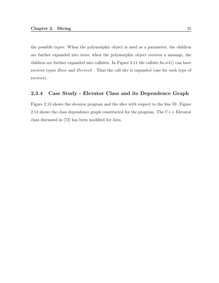 Thesis about programming picture