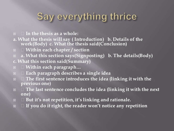 Thesis powerpoint