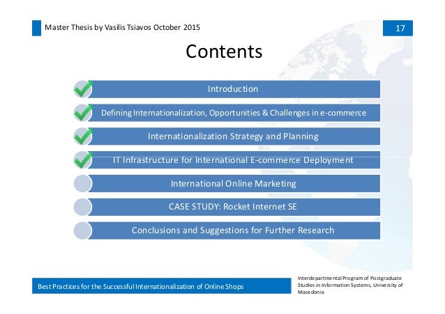 Master thesis ecommerce