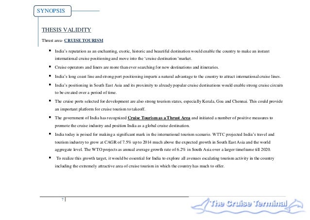 Cruise tourism thesis picture