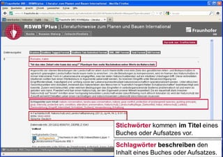 Sommersemester 2012   Dipl.-Bibl. Andrea Kruel   30
 