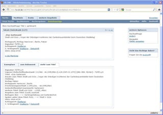 Sommersemester 2012   Dipl.-Bibl. Andrea Kruel   70
 