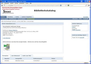 Sommersemester 2012   Dipl.-Bibl. Andrea Kruel   73
 