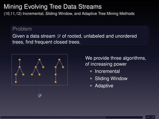 Adaptive Learning and Mining for Data Streams and Frequent Patterns | PDF