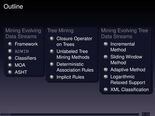Adaptive Learning and Mining for Data Streams and Frequent Patterns | PDF
