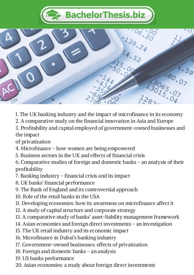 thesis topics in banking and finance
