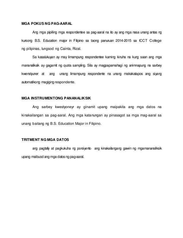 THESIS - WIKANG FILIPINO, SA MAKABAGONG PANAHON