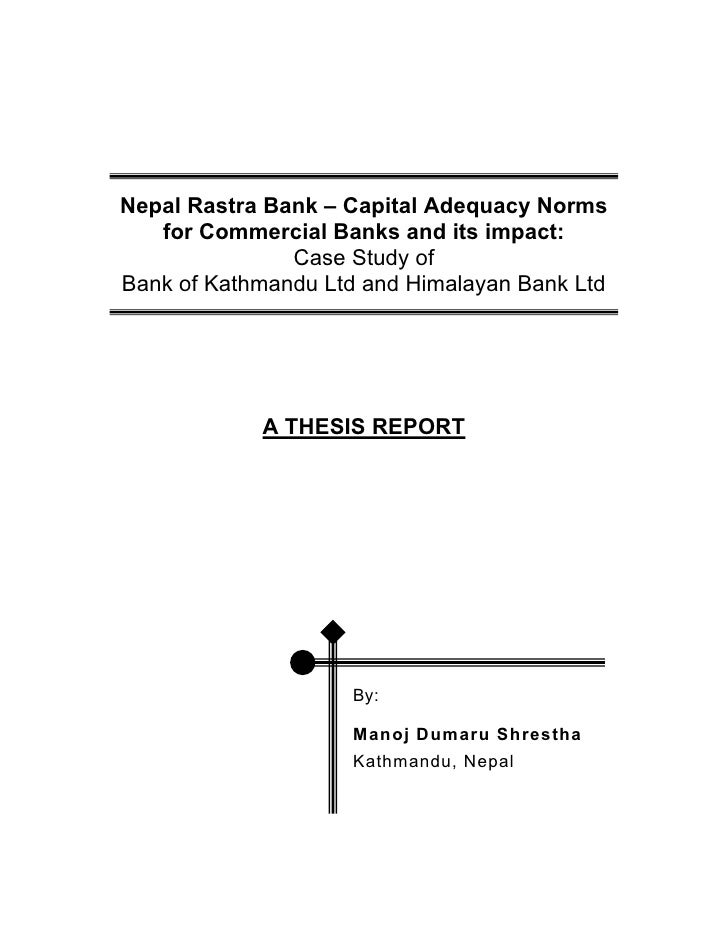 Dissertation banking finance
