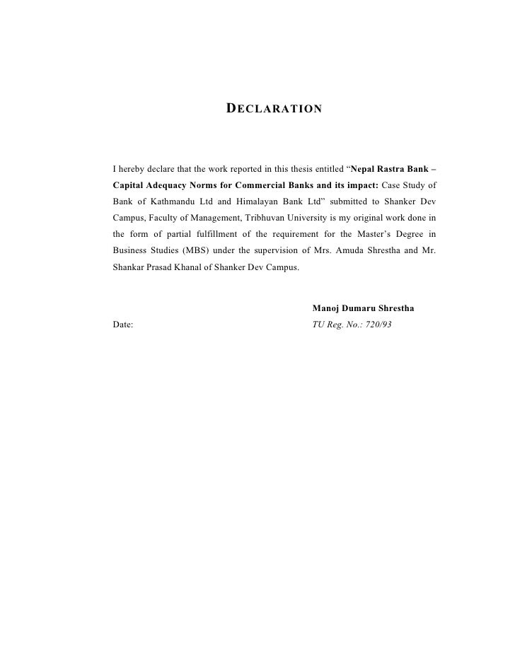Mbs thesis tu nepal