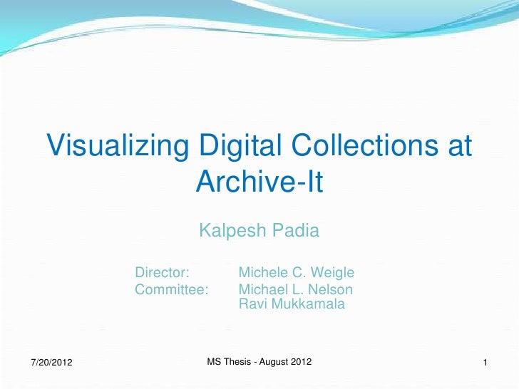 Digital dissertation archive