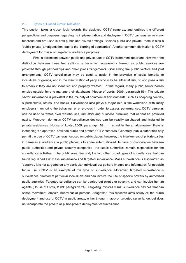 Thesis about privacy