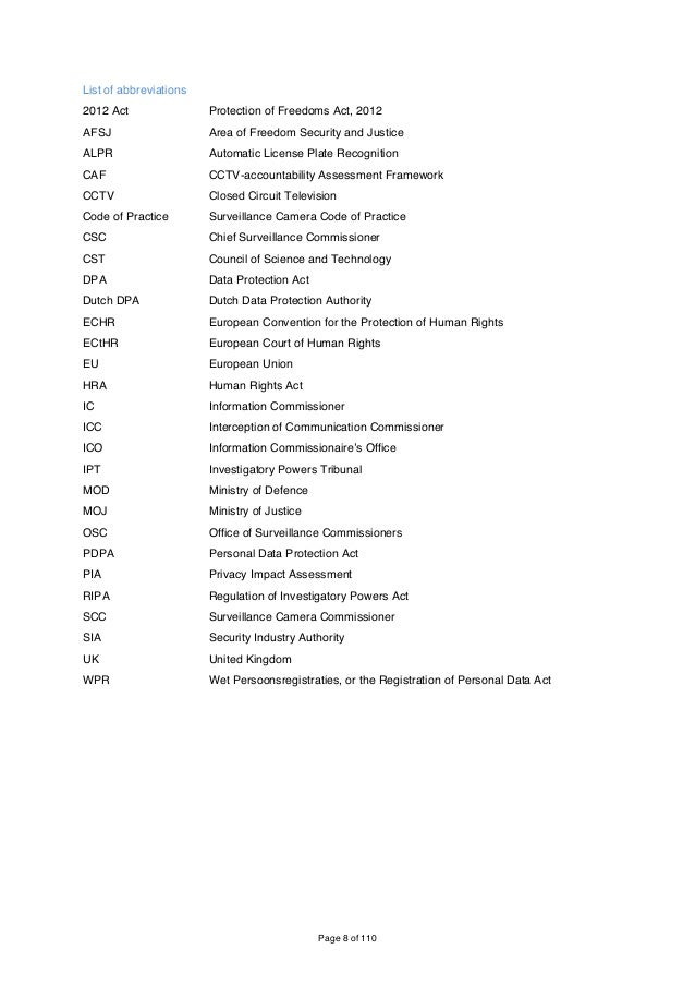 Master thesis abbreviation