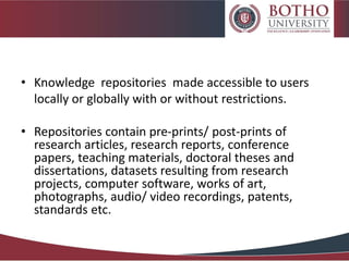 Promoting Electronic Thesis and Dissertation through Knowledge ...