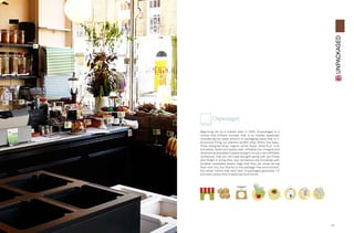 Chapter 2 I What has been done in the world to approach the problem




                                                                                                                                                     UNPACKAGED
                                                                           Beginning life as a market stall in 2006, Unpackaged is a
                                                                           unique and brilliant concept that is so simple, especially
                                                                           considering the sheer amount of packaging waste that is ri-
                                                                           diculously filling our planet’s landfill sites. Within the beau-
                                                                           tifully designed shop, organic whole foods, dried fruit, nuts
                                                                           and seeds, herbs and spices, even refillable oils, vinegars and
                                                                           wines are all available to place straight into your own refillable
                                                                           containers, that you will have brought along with you.Those
                                                                           who forget to bring their own containers are furnished with
                                                                           durable, resealable plastic bags that they can reuse during
                                                                           their next trip, but thanks to the package-free environment,
                                                                           the owner claims that each year Unpackaged generates 1.5
                                                                           tons less carbon than traditional food stores.




                                                                                                                                                83
                                                                      82
 