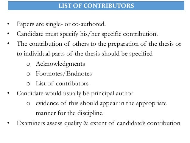 Dissertation by publication