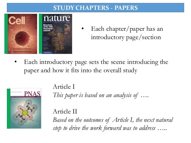 Thesis by publication image