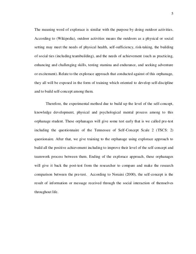Tennessee self concept scale second edition