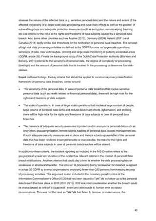 A de minimis rule for personal data breach notifications in the GDPR | PDF
