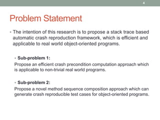 STAR: Stack Trace based Automatic Crash Reproduction