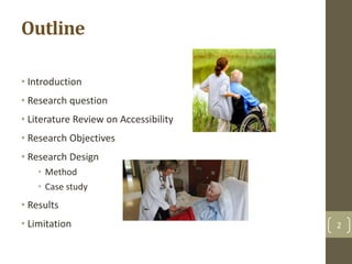 Spatial accessibility Study | PPTX