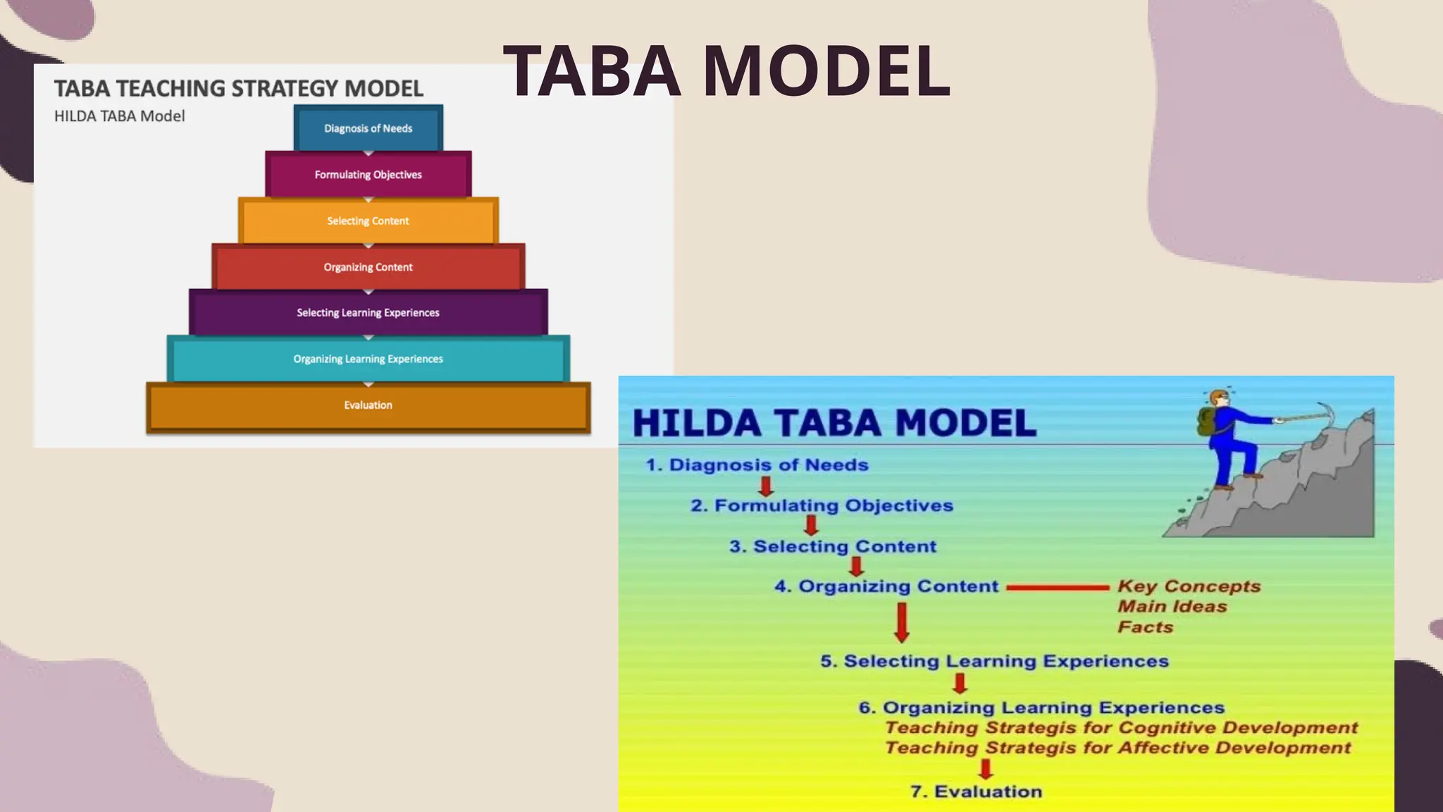 4
TABA MODEL
 