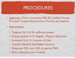 Thesis Defense Presentation